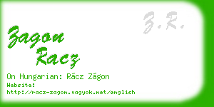 zagon racz business card